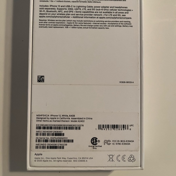 White IPhone 12 - Picture 4 of 12
